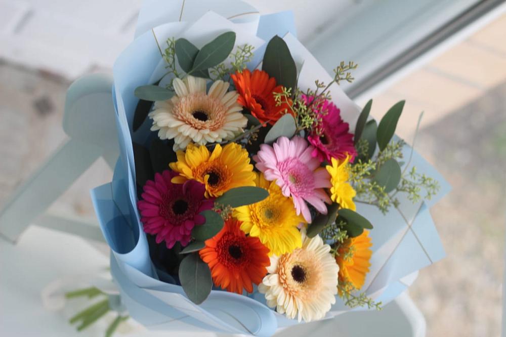 Букет цветов из: Герберы в Богдановке