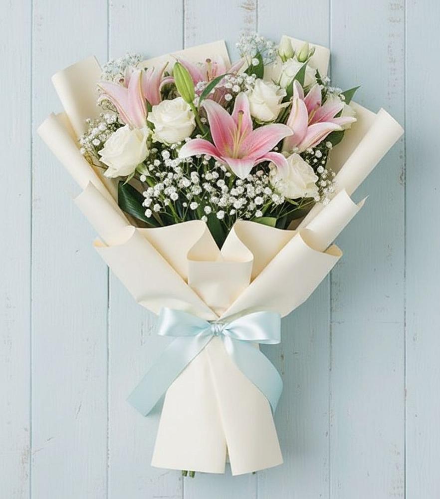 Букет цветов из: Лилии в Богдановке