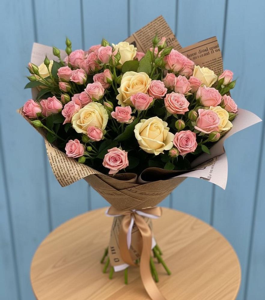 Букет цветов из: Розы в Богдановке