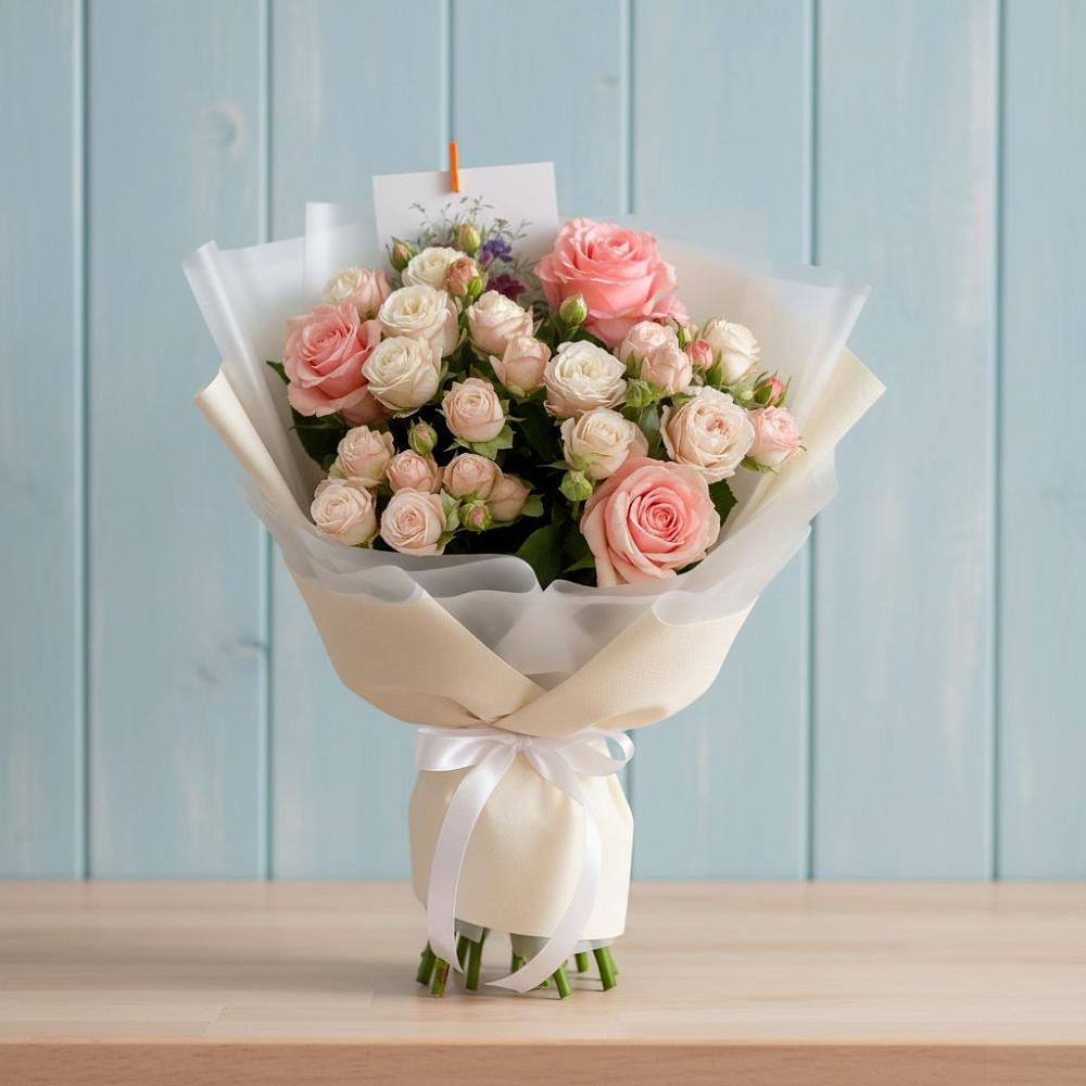 Букет цветов из: Розы в Богдановке