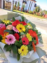 Букет цветов из:  Герберы #REPLACE_PRED# Богдановке