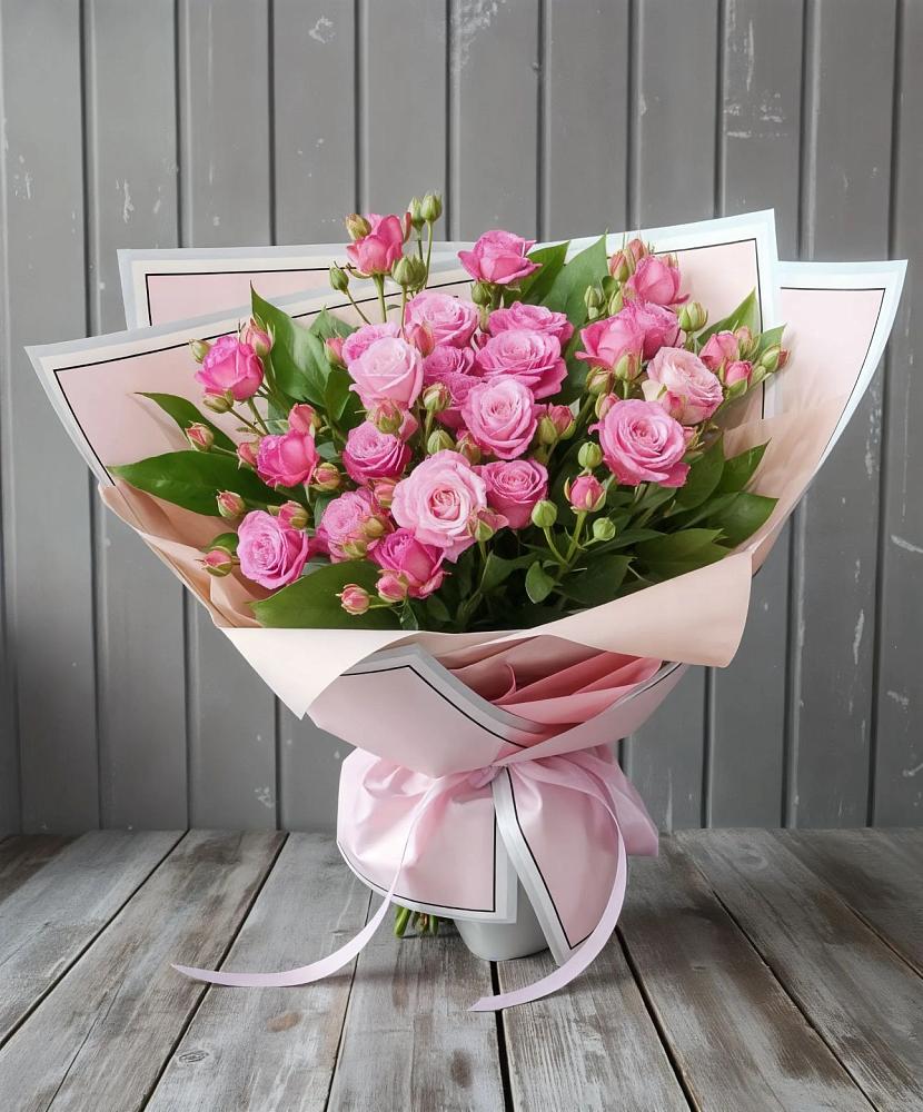 Букет Розовый кустик в Богдановке