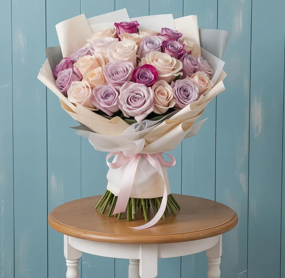 Букет цветов из: Розы в Богдановке