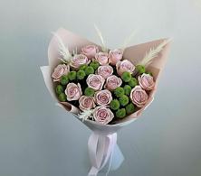 Букет цветов из:  Розы и Хризантемы #REPLACE_PRED# Богдановке