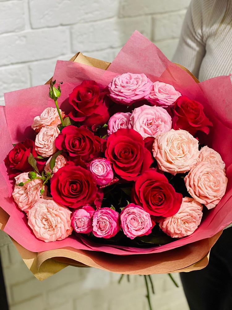 Букет цветов из: Розы в Богдановке