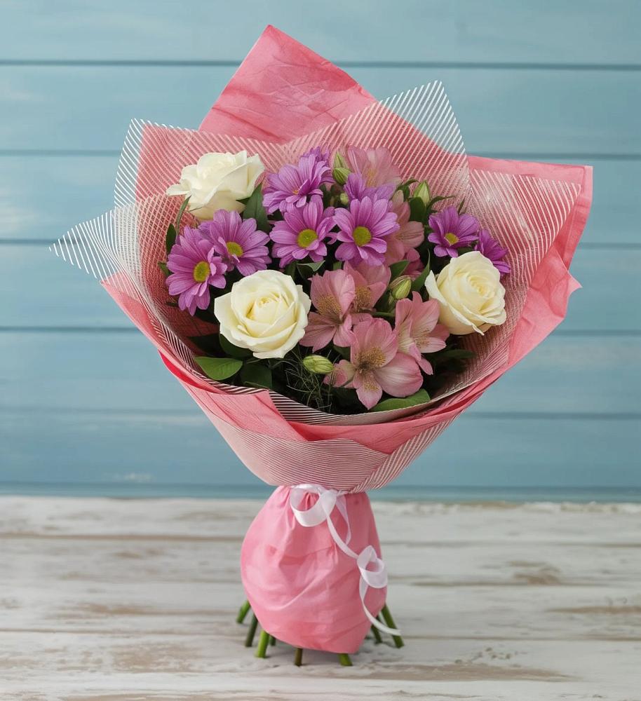 Букет цветов из: Герберы в Богдановке