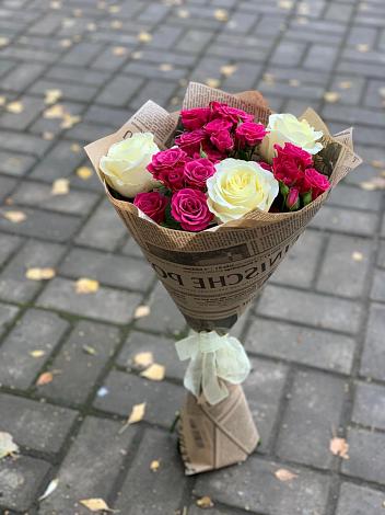 Букет цветов из: Розы в Богдановке