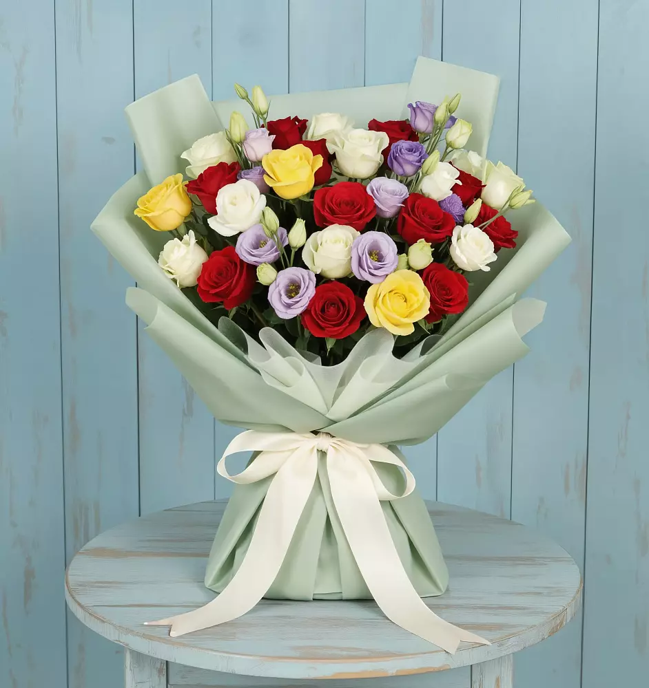 Букет цветов из: Розы в Богдановке