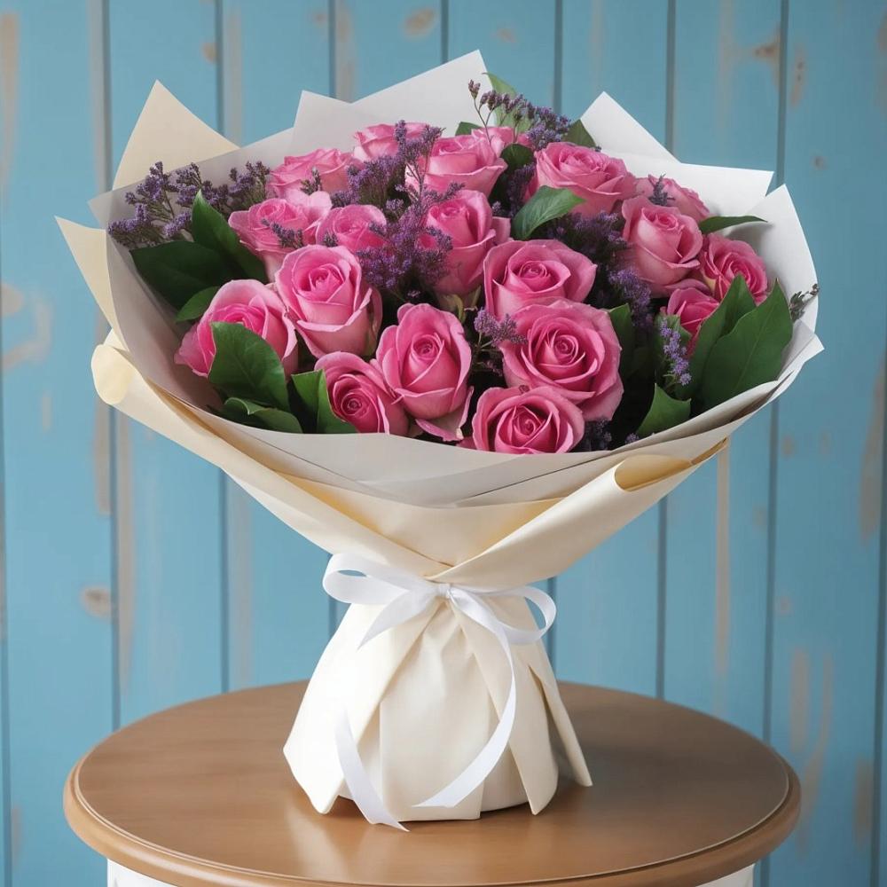 Букет цветов из: Розы в Богдановке