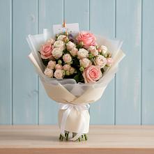 Букет цветов из:  Розы в Богдановке