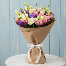Букет цветов из:  Лизиантусы в Богдановке