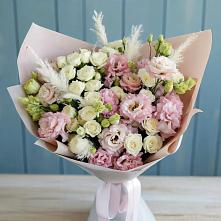 Букет цветов из:  Альстромерии и Розы в Богдановке